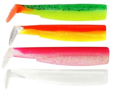 Fiiish Black Minnow Color Box №1, 7cm Комплект Flashy - Green/Orange, Orange/Yellow, Flue Pink, White