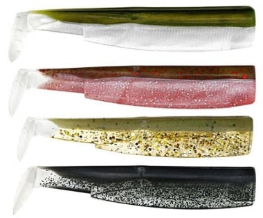 Fiiish Black Minnow Color Box №1, 7cm Комплект Natural - Kaki, Pink, Kaki Glitter, Black