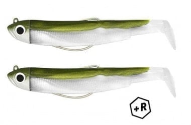 Fiiish Black Minnow No3 Double Combo - 12 cm, 12g Комплект Kaki + Тракалки