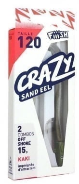 Fiiish Crazy Sand Eel Double Combo Off Shore, 12cm, 15g Комплект 3