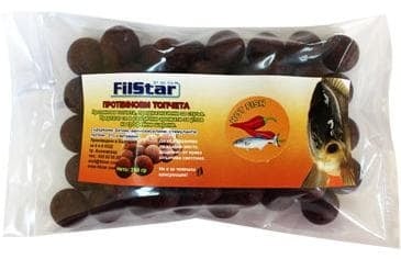 FilStar 250гр Протеинови топчета Люта Риба