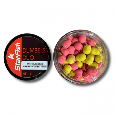 STARFISH - DUO DUMBELS 8mm STARFISH - DUO DUMBELS CHERRY SECRET 8mm - DUMBELS DUO 8mm