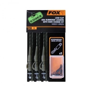 Fox Edges green sub 30lb lead cip rig kit - CAC625 Монтаж