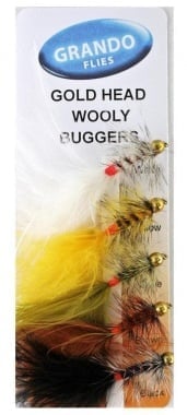 Goldhead Woolly Buggers Мухи комплект