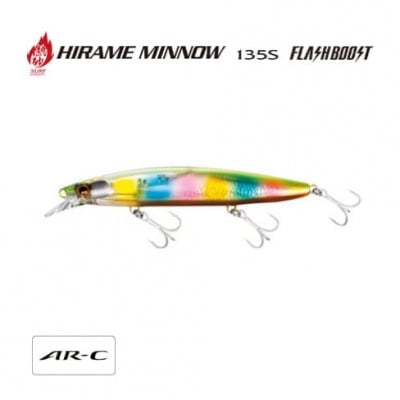 Shimano Hirame Minnow 135S Flash Boost - Воблер потъващ