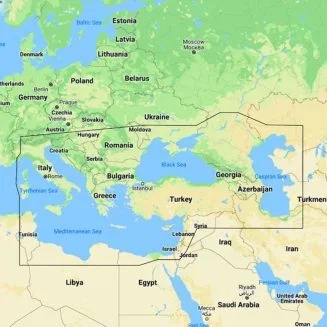 Карта C-MAP Reveal – Източно Средиземно, Черно, Каспийско море