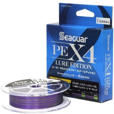 Плетено влакно Seaguar PE x4 Lure Edition