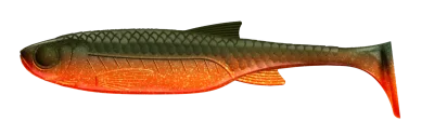KRAKEN SHAD  4" (10см.) 111 - ANGRY CARROT - NO SCENT