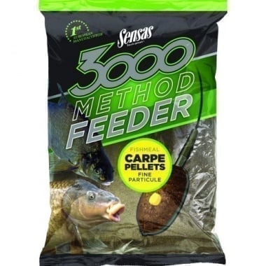 SENSAS 3000 Method fishmeal Carp Pellets 1kg Захранка