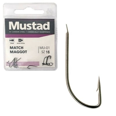 Mustad Ultra NP Match Maggot Spade Barbed