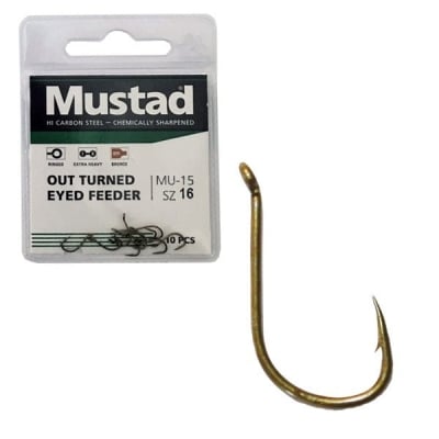 Mustad Ultra NP Out Turned Eyed Feeder