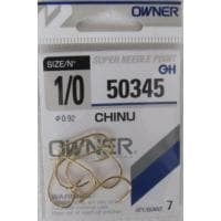 Owner Chinu Gold 50345 Единична кука #1/0