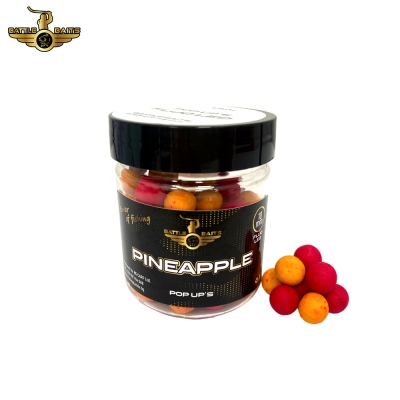 Топчета Pop Up BATTLE BAITS Pineapple – Ананас Fluo LED 10mm