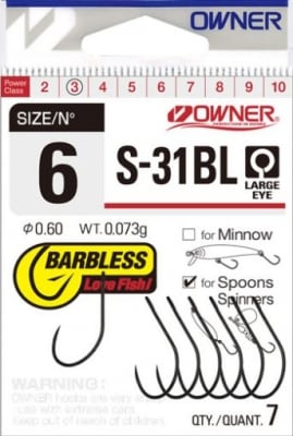 Owner S-31BL BARBLESS