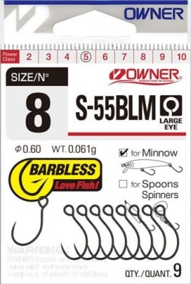 Owner S-55BLM Barbless