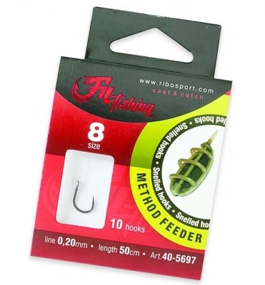 Fil Fishing Method Feeder Hooks