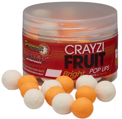 Starbaits Crayzi Fruit Bright Pop-Ups Флуоресцентни плуващи топчета