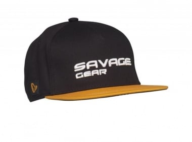 Savage Gear Flat Peak 3D Logo Cap One Size Black Ink Шапка