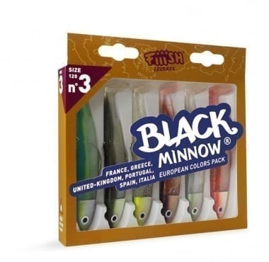 Fiiish Black Minnow №3 Combo EU Color Pack - 12 cm, 25g Комплект