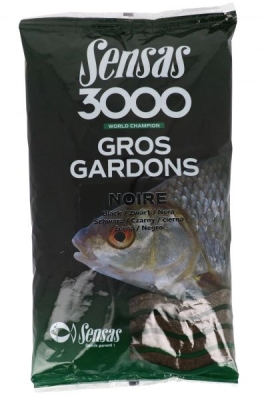 SENSAS 3000 GROS GARDONS BLACK 1KG
