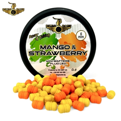 Battle Baits Mini Wafters Дъмбели  Mango & Strawberry