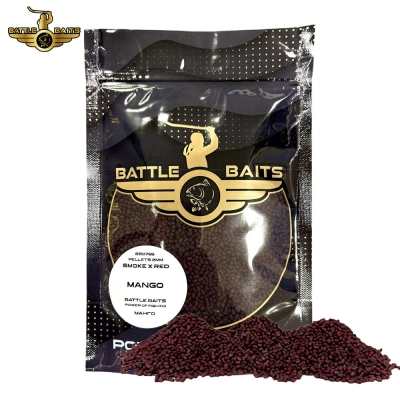 Пушещи пелети BATTLE BAITS SMOKE X RED Mango 2mm