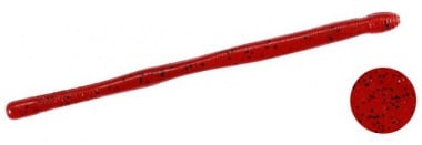 DUO Realis Wriggle Crawler Силиконова примамка червей F003 Clear Red Pepper