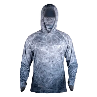 Golden Catch Hoodie Vortex Air Sun Shirt Grey Слънцезащитна блуза 