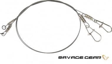 Savage Gear 1x7 Titanium Spin Trace 35cm 0.40mm 15kg Титаниев повод