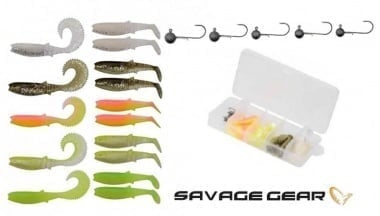 Savage Gear Cannibal Box Kit L 20бр. Комплект силиконови примамки