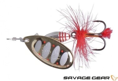 Savage Gear Rotex Spinner #2а Блесна 09-Gold Silver