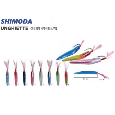 Shimoda Unghietta Pesca 3.8cm Воблер 