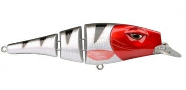 SPRO Pike Fighter I Triple Jointed 11см, 1м Воблер S4808-102 Silver Redhead