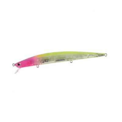 DUO Tide Minnow Slim 140 Flyer Воблер  CLA0602 Clear Pink Head Chart