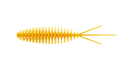 Libra Lures Turbo Worm 3.5cm Силиконова примамка 008 Dark Yellow (вкус Сир.)