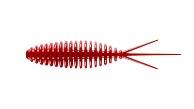 Libra Lures Turbo Worm 3.5cm Силиконова примамка 021 Red (вкус Сир.)