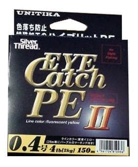 Unitika Silver Thread Eye Catch || x4 150 m Плетено влакно PE 0.6