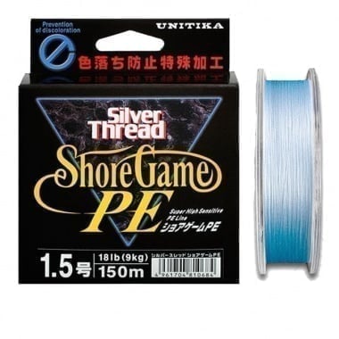 Unitika Silver Thread Shoregame 150m 8 lb Влакно