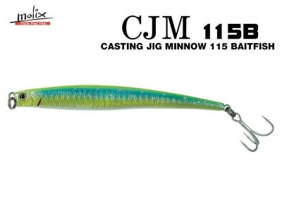 Molix Casting Jig Minnow 115B