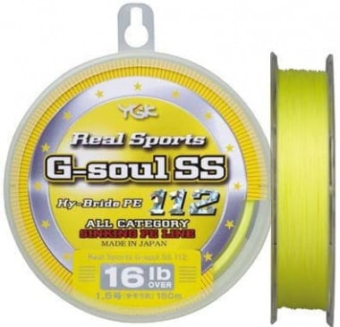 YGK Real Sports G-soul SS 150 m Плетено влакно 16lb