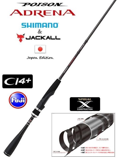 Shimano Poison Adrena Spinning Спининг въдица 2
