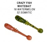 Crazy Fish WHITE BAIT 2.1см Силиконова примамка 16-52