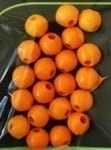 Твърдо топче за шарански риболов оранжево