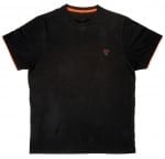 Fox Black Orange Brushed Cotton T Тениска