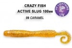 Crazy Fish ACTIVE SLUG 5см. Силиконова примамка 09 Caramel