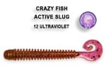 Crazy Fish ACTIVE SLUG 5см. Силиконова примамка