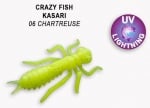 Crazy Fish KASARI 2.7см Силиконова примамка 06 Chartreuse