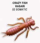 Crazy Fish KASARI 2.7см Силиконова примамка 52 Somatic