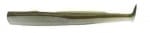 Fiiish Black Eel №3 15cm Силиконова примамка тела Cloudy White - UV
