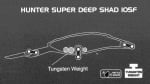 Sea Buzz Hunter Deep Shad SDR 125F Воблер 2